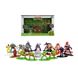JADA, Metalfigs Die Cast Teenage Mutant Ninja Turtles Wave 1 18 Pack Collectible Metal Figures Leonardo Michelangelo Donatello Raphael Classic Cartoon Movie Characters for Fans and Collectors