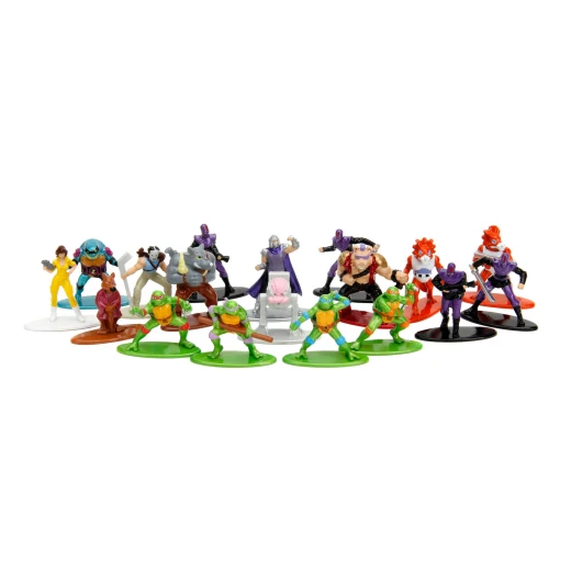 JADA, Metalfigs Die Cast Teenage Mutant Ninja Turtles Wave 1 18 Pack Collectible Metal Figures Leonardo Michelangelo Donatello Raphael Classic Cartoon Movie Characters for Fans and Collectors - JADA - Image 3