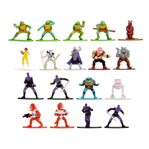JADA, Metalfigs Die Cast Teenage Mutant Ninja Turtles Wave 1 18 Pack Collectible Metal Figures Leonardo Michelangelo Donatello Raphael Classic Cartoon Movie Characters for Fans and Collectors - JADA - Image 4