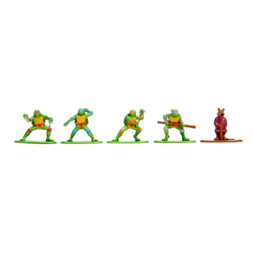 JADA, Metalfigs Die Cast Teenage Mutant Ninja Turtles Wave 1 18 Pack Collectible Metal Figures Leonardo Michelangelo Donatello Raphael Classic Cartoon Movie Characters for Fans and Collectors - JADA - Image 5