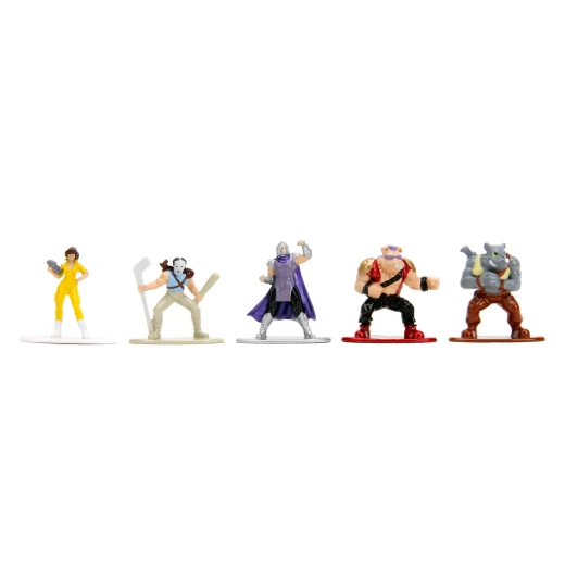 JADA, Metalfigs Die Cast Teenage Mutant Ninja Turtles Wave 1 18 Pack Collectible Metal Figures Leonardo Michelangelo Donatello Raphael Classic Cartoon Movie Characters for Fans and Collectors - JADA - Image 6