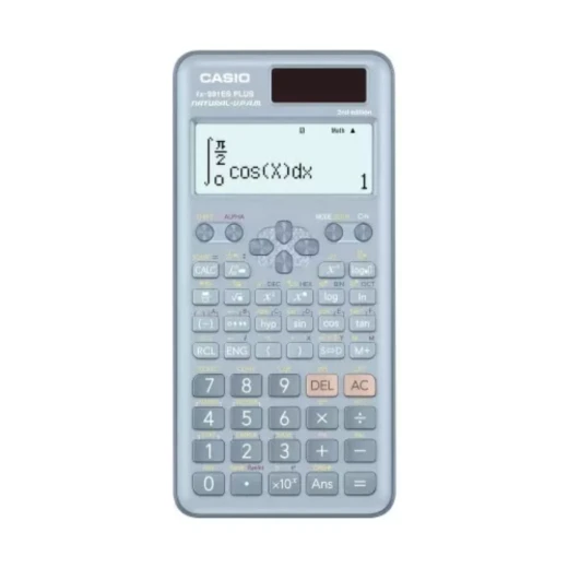 آلة حاسبة علمية Fx-991Es Plus-Bu الإصدار الثاني، 417 دالة وشاشة عرض من سطرين من كاسيو