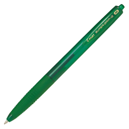 Pilot, Super Grip G Fine Ballpoint Pen, Green