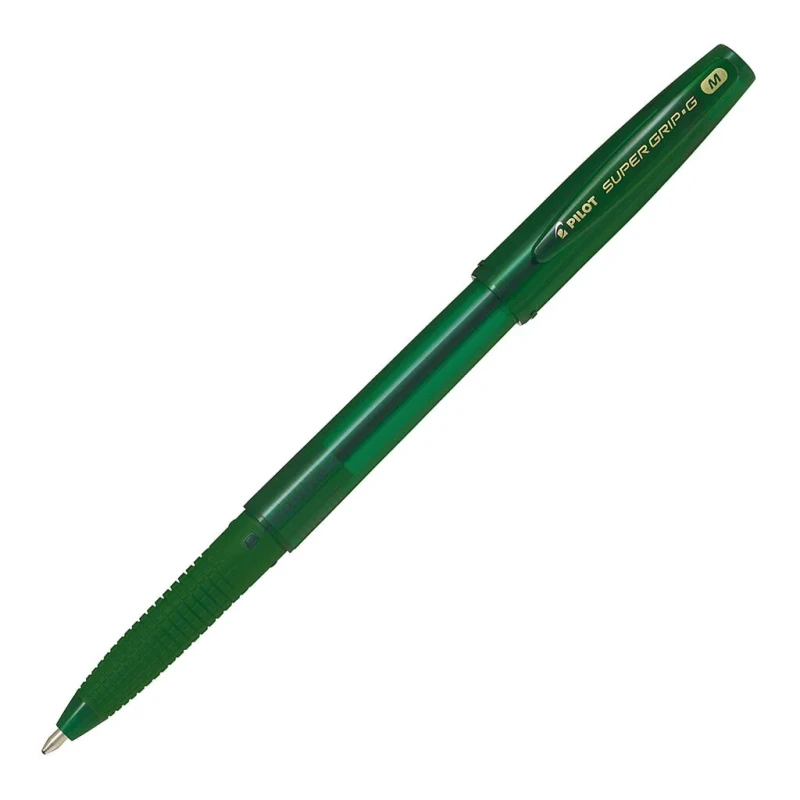 Pilot, Super Grip G Fine Ballpoint Pen, Green - Pilot