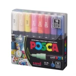 Uni-Ball | Uni Posca Paint Marker Pen Extra Fine PC-1M | 16 Colors - Uni
