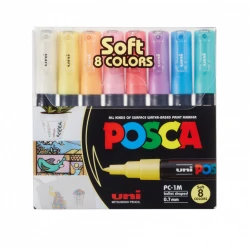 Uni-Ball | Uni Posca Soft Marker PC-1M | 8 Colors
