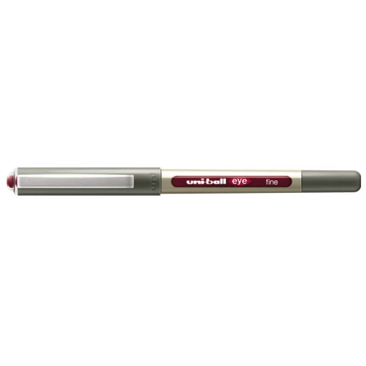 Uni-Ball, Eye Ink Rollerball Pen, 0.7 mm, Wine Red