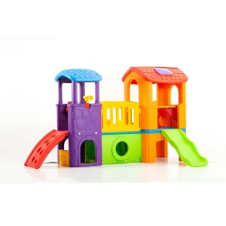 Eduplay, Bridge Playing Center, Multi-functional playhouse with slide, bridge, lookout tower, hide-and-seek tunnel, endless fun for children