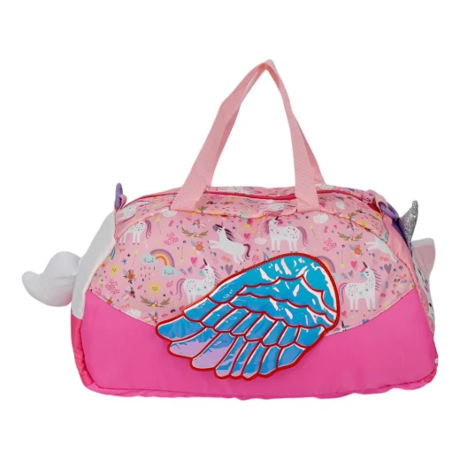 VEST, Large 3D Duffle Bag for Kids Plush Polyester Waterproof Washable Double Compartment Funky Durable Travel Accessory Comfortable and Stylish - Vest - Image 3