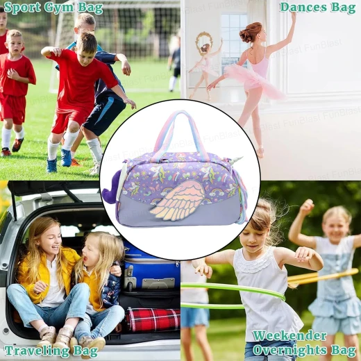 VEST, Large 3D Duffle Bag for Kids Plush Polyester Waterproof Washable Double Compartment Funky Durable Travel Accessory Comfortable and Stylish - Vest - Image 6