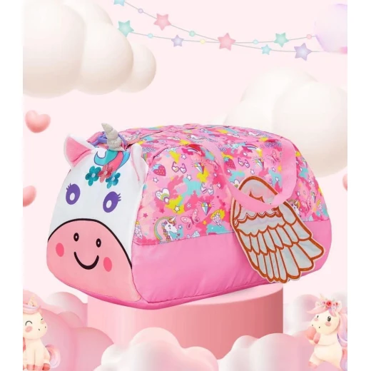 VEST, Large 3D Duffle Bag for Kids Plush Polyester Waterproof Washable Double Compartment Funky Durable Travel Accessory Comfortable and Stylish - Vest - Image 7