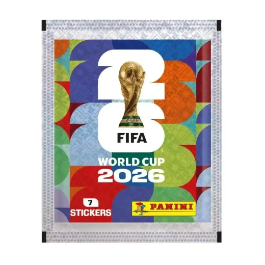 باك ملصقات رسمي لكأس العالم 2026 يحتوي على 7 ملصقات عشوائية لهواة التجميع وتبادل الملصقات وعشاق كرة القدم شكل عشوائي من بانيني باك ملصقات رسمي لكأس العالم 2026 يحتوي على 7 ملصقات عشوائية لهواة التجميع وتبادل الملصقات وعشاق كرة القدم شكل عشوائي من بانيني