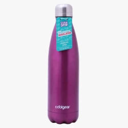 Cool Gear, Stainless Steel Water Bottle, Purple, 17 oz