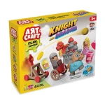 Art Craft, Knight and Dragon Play Dough Set 280g for Creative Play, Imagination Development, Sensory Enhancement and Manual Skill Learning for Kids - Art Craft