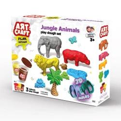 Art Craft, Forest Animals Dough Set 168 Gr for Creative Play, Imaginative Forest Creature Making, Hand Skill Development and Educational Fun for Kids