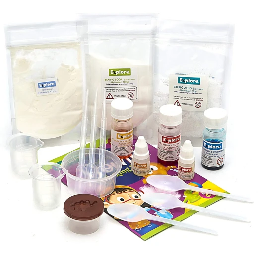 Play Craft, My Bath Bomb Making Lab for kids to create colorful scented bath bombs, enjoy fun educational experiments and learn simple chemistry with all included tools - Play Craft - Image 3