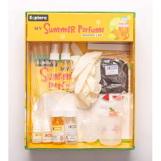 Play Craft, My Summer Perfume Making Lab for kids to create refreshing citrus perfumes, enjoy fun educational experiments and learn simple chemistry with all included tools - Play Craft - Image 4