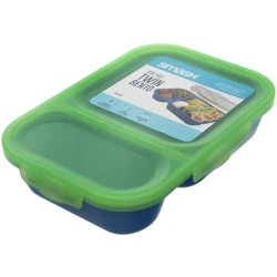 Smash, Lunch Box Duo Bento, Blue and Green
