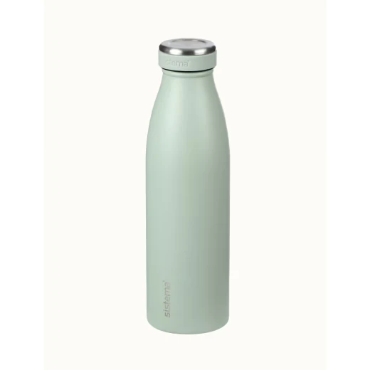 Sistema, Stainless Steel Bottle, Pistachio, 500 ml - Sistema - Image 3