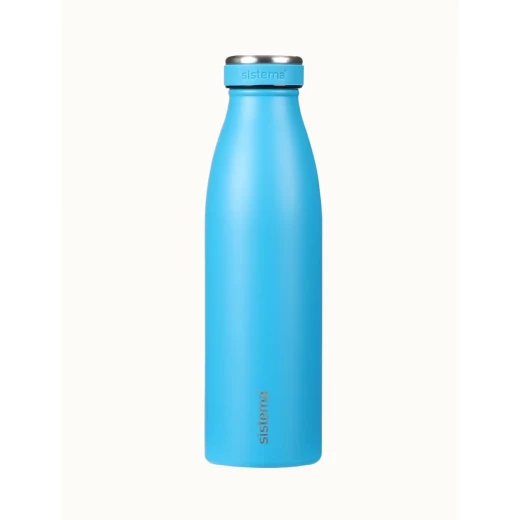 Sistema, Stainless Steel Bottle, Blue, 500 ml - Sistema - Image 4