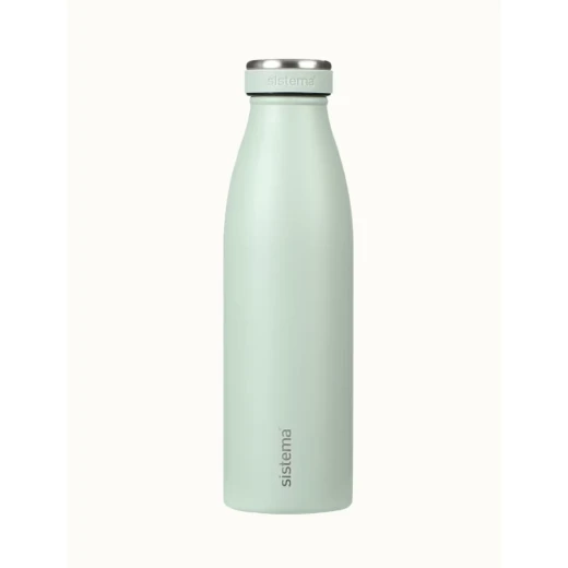 Sistema, Stainless Steel Bottle, Pistachio, 500 ml - Sistema - Image 4