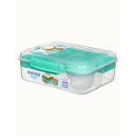 Sistema, Bento Lunch To Go, Green, 1.65 L - Sistema