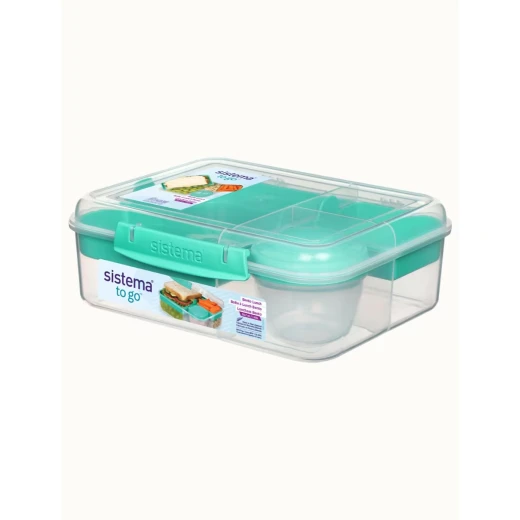 Sistema, Bento Lunch To Go, Green, 1.65 L Sistema, Bento Lunch To Go, Green, 1.65 L