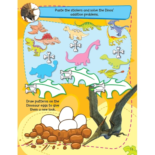 كتب أنشطة ملصقات - الديناصورات من دريم لاند - Dreamland - Image 5