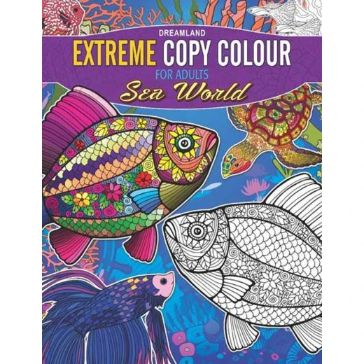 كتاب رسم وتلوين للكبار - عالم البحار - من دريم لاند - Dreamland - Image 3