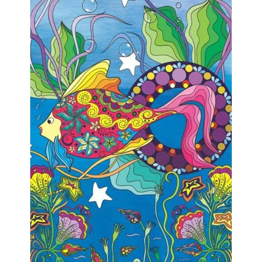 كتاب رسم وتلوين للكبار - عالم البحار - من دريم لاند - Dreamland - Image 6