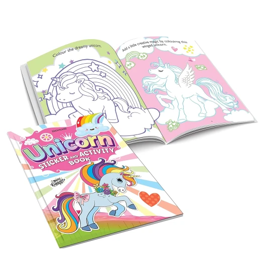كتاب أنشطة وملصقات يونيكورن من دريم لاند - Dreamland - Image 4