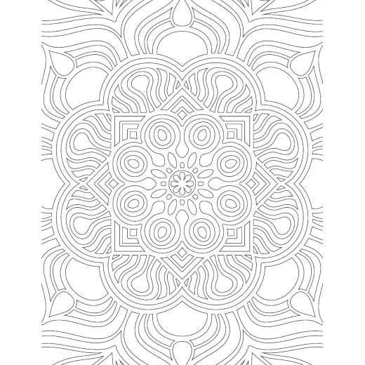 ماندالا - كتاب تلوين للكبار من دريم لاند - Dreamland - Image 2