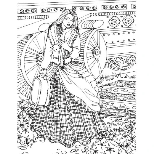 كتاب التلوين للكبار - الموضة الفيكتورية من دريم لاند - Dreamland - Image 6