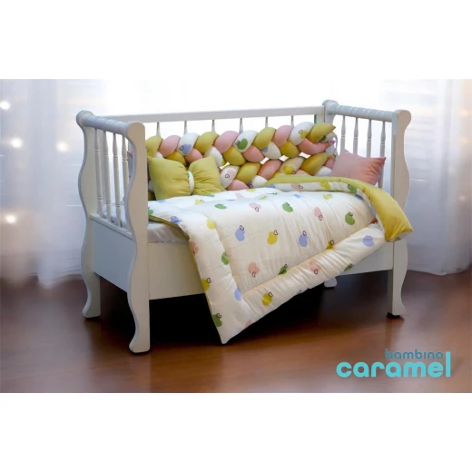 Bed Sheet Set | 100% Cotton Fabric Bedding Set | Includes 2 Side Protectors, 2 Pillows, and Rubber Fitted Cover | Soft and Comfortable Everyday Use | Size 120×80 cm Bed Sheet Set | 100% Cotton Fabric Bedding Set | Includes 2 Side Protectors, 2 Pillows, and Rubber Fitted Cover | Soft and Comfortable Everyday Use | Size 120×80 cm