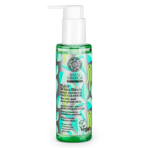 Natura Siberica Polar White Birch Pore-refining face cleanser, 145 Ml Natura Siberica Polar White Birch Pore-refining face cleanser, 145 Ml