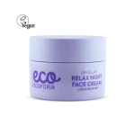 Ecoforia - Lavender Clouds Lamellar Relax Night Face Cream 50 ml - Ecoforia
