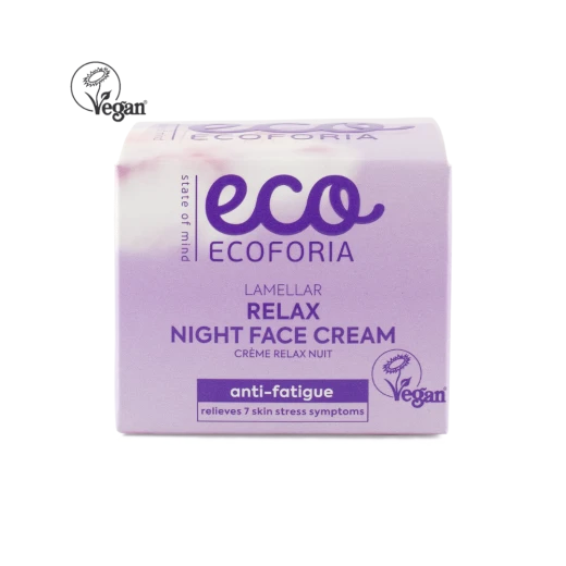 Ecoforia - Lavender Clouds Lamellar Relax Night Face Cream 50 ml - Ecoforia - Image 3