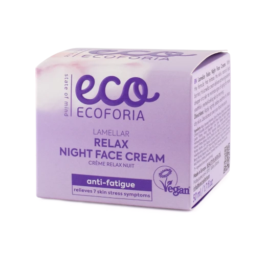 Ecoforia - Lavender Clouds Lamellar Relax Night Face Cream 50 ml - Ecoforia - Image 7