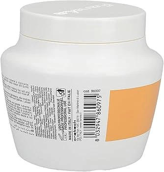 Fanola Nourishing Professional Hair Mask for deep care of dry 500ml , damaged and brittle hair, enriched with milk proteins to rebuild hair fibers from within, strengthen hair structure, improve elasticity, reduce frizz and breakage, enhance softness and natural shine, deeply detangle and provide intensive hydration that restores vitality from the first use, leaving hair healthier, stronger and easier to manage  - Fanola - Image 3
