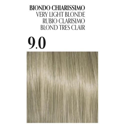 Fanola Oro Puro Ammonia free hair coloring cream ,No 9.0 Very Light Blonde - Fanola - Image 2