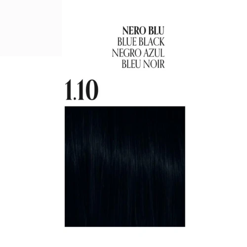 Fanola Oro Puro Ammonia free hair coloring cream ,No. 1.10 Blue Black - Fanola - Image 2
