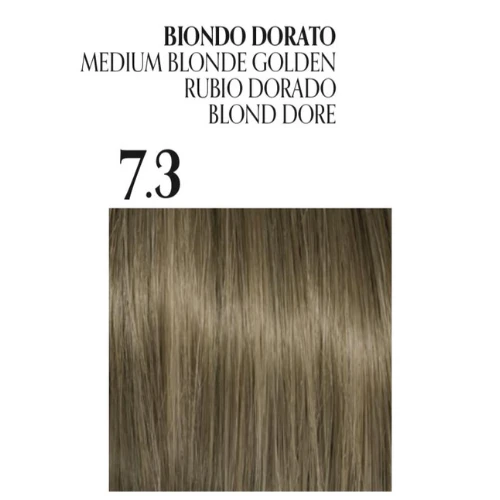 Fanola Oro Puro Ammonia free hair coloring cream,No.7.3 Medium Blonde Golden  - Fanola - Image 3