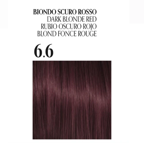 Fanola Oro Puro Ammonia free hair coloring cream,No.6.6 Dark Blonde Red  - Fanola - Image 2