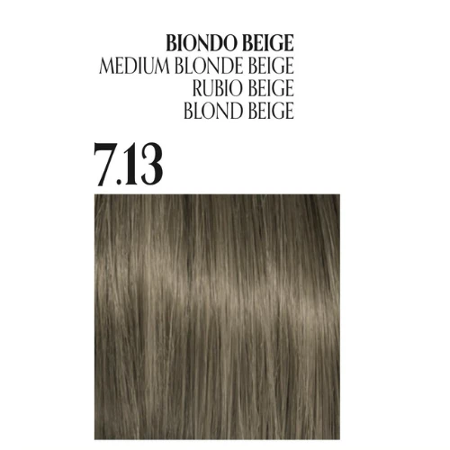 Fanola Oro Puro Ammonia free hair coloring cream ,No.7.13 Medium blonde Beige  - Fanola - Image 3