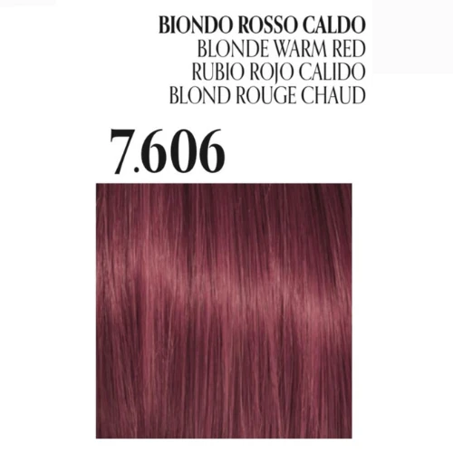 Fanola Oro Puro Ammonia free hair coloring cream  No.7.606   Blonde Warm Red - Fanola - Image 2