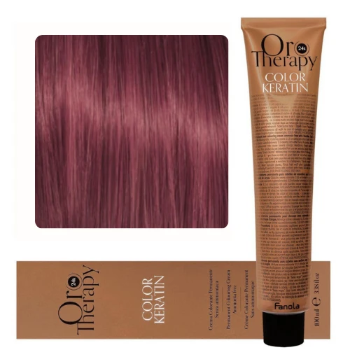 Fanola Oro Puro Ammonia free hair coloring cream No.7.606 Blonde Warm Red Fanola Oro Puro Ammonia free hair coloring cream No.7.606 Blonde Warm Red
