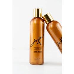 Ayla Shimmery golden Tanning Oil - GIMME SUN LOVE-CARROT OIL, SWEET ALMOND OIL AND VITAMIN E, WITH THE PERFECT GOLDEN SHIMMER - 240 ML / 8 FL OZ