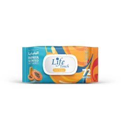 Life Touch Papaya Scented Wet Wipes by Life