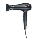 سشوار احترافي HC80 ,بمحرك قوي وتقنية الأيونات, لتصفيف بجودة الصالونات في المنزل, إعدادات حرارة وسرعة متعددة مع ملحقات احترافية من بويرر - بيورير