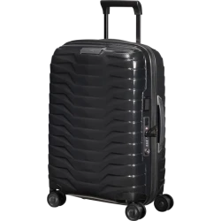 Samsonite Proxis Expandable Carry-On Trolley Lightweight, Durable Roxki Material, 100% Recyclable, Black